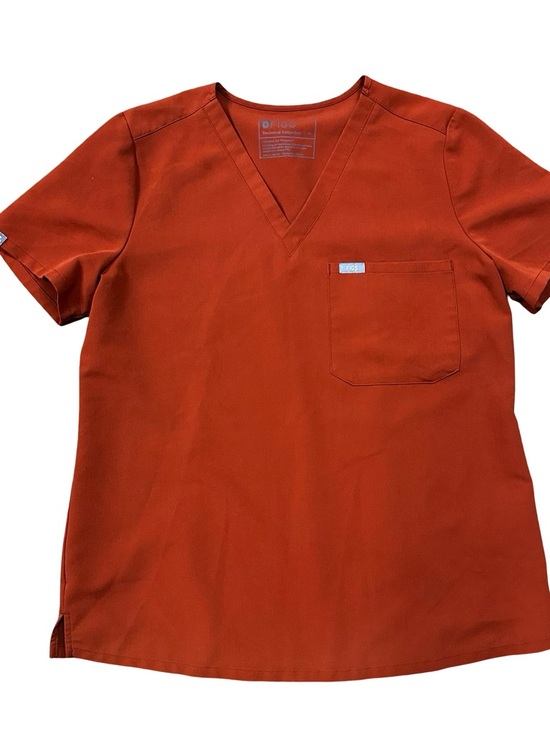 Figs Auburn Orange Scrub Set Size Medium/Small Tall RARE COLOR - Picture 2 of 11